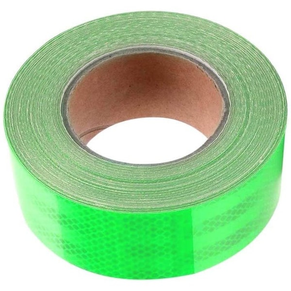 2" in x 75' ft Trailer Truck Conspicuity DOT Class 2 Reflective Safety Tape - Lime Green